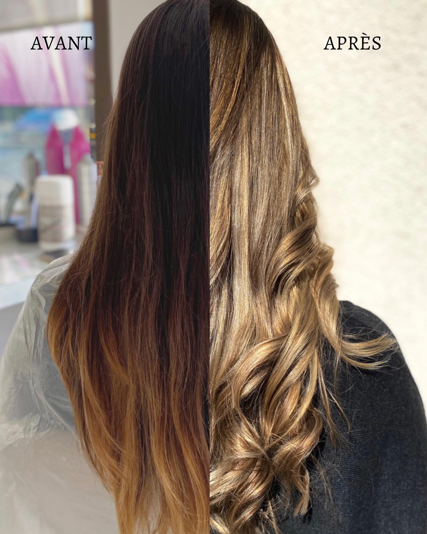 Photo avant / après