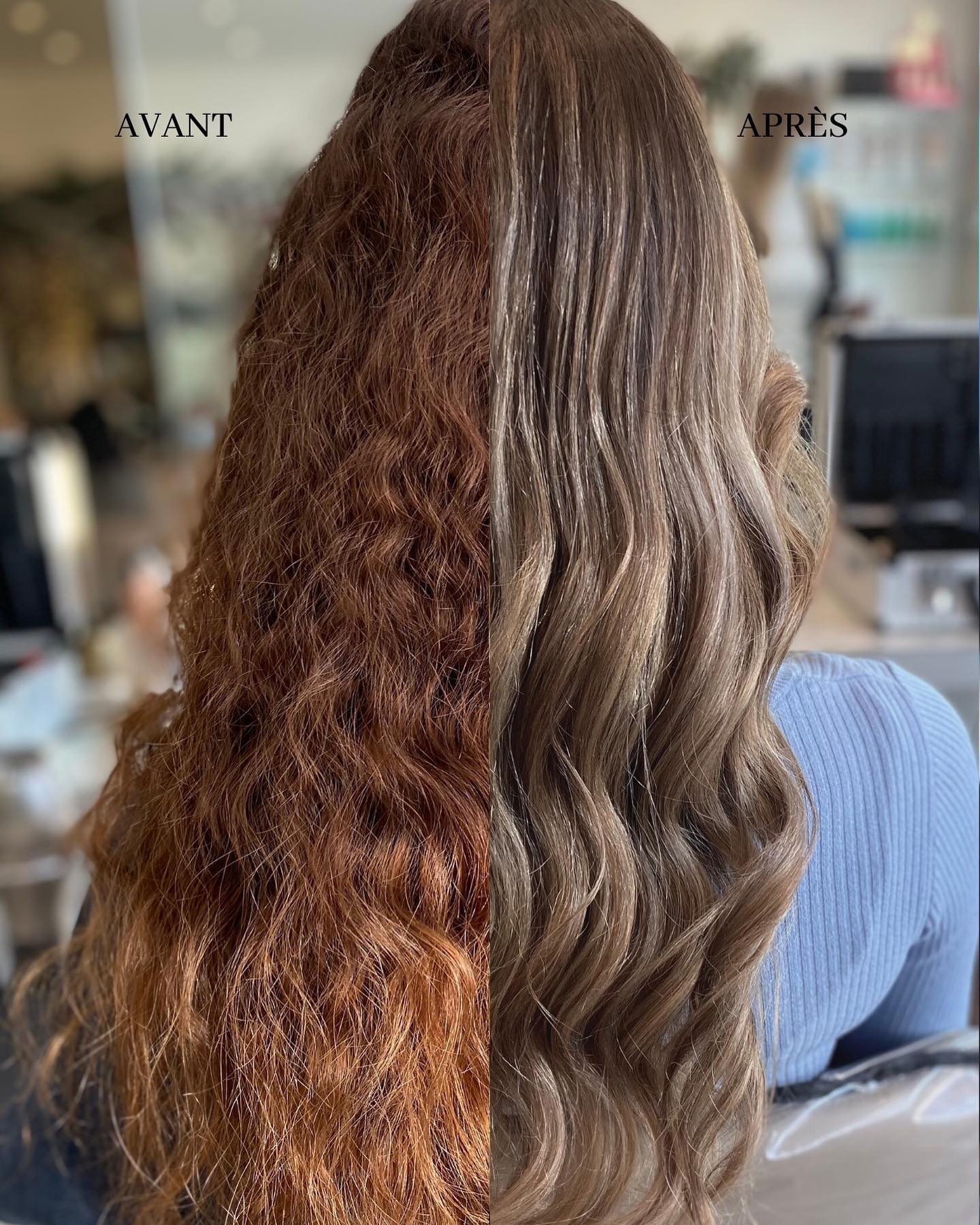 Photo avant / après